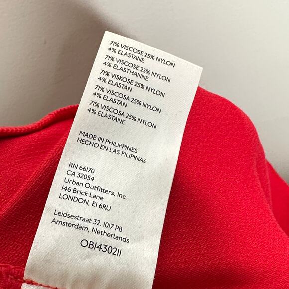 ANTHROPOLOGIE x MAEVE Knit Flare Pants Red {3K22} - Picture 7 of 7